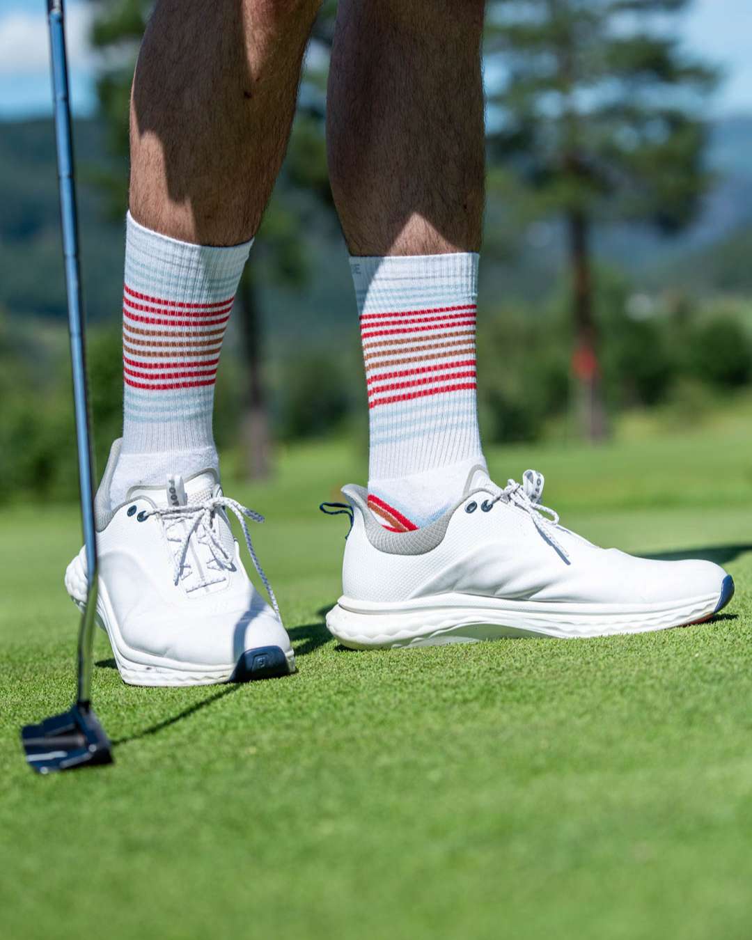 BAMBUS GOLF SOKKER | striper |