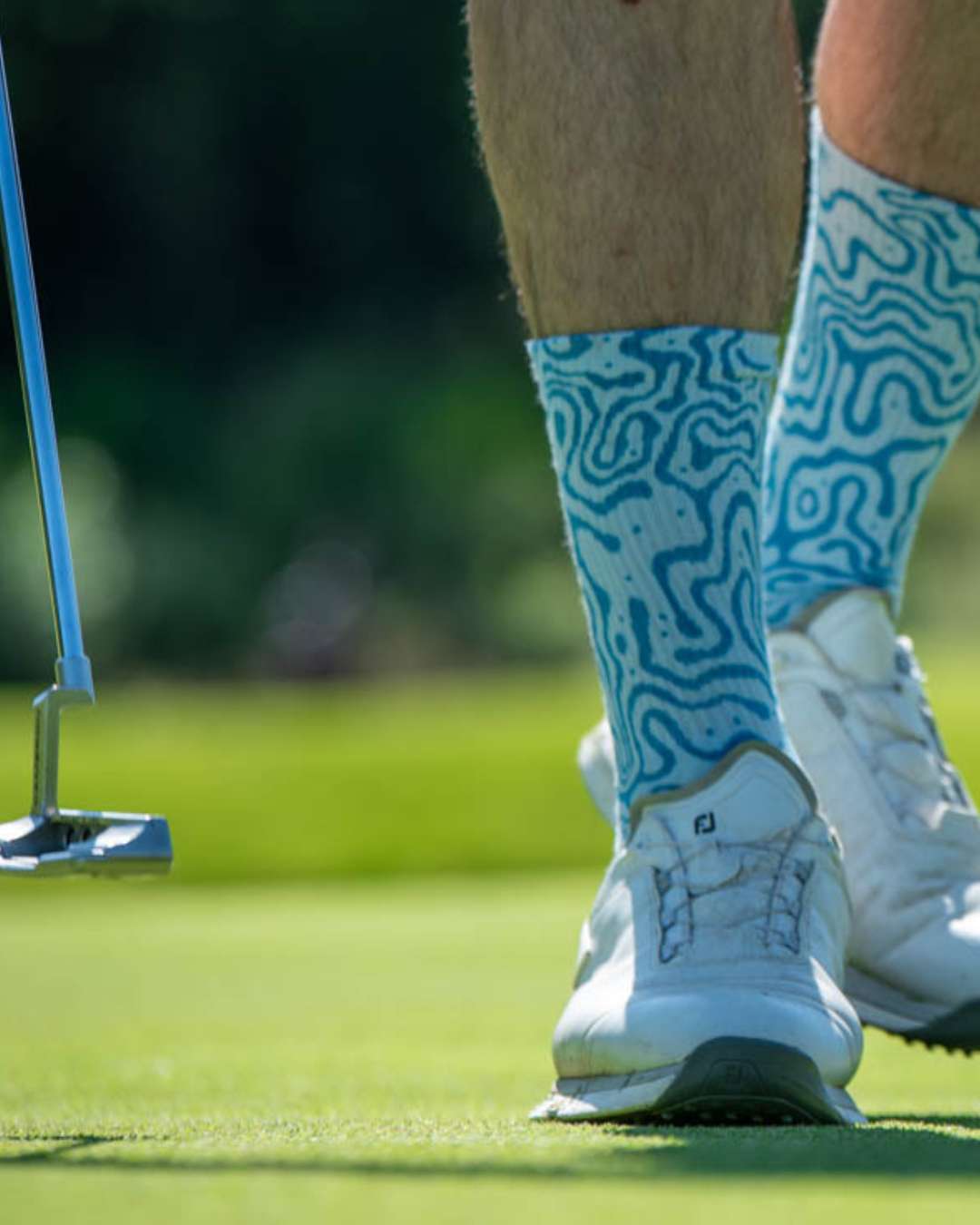 BAMBUS GOLF SOKKER | swirls |