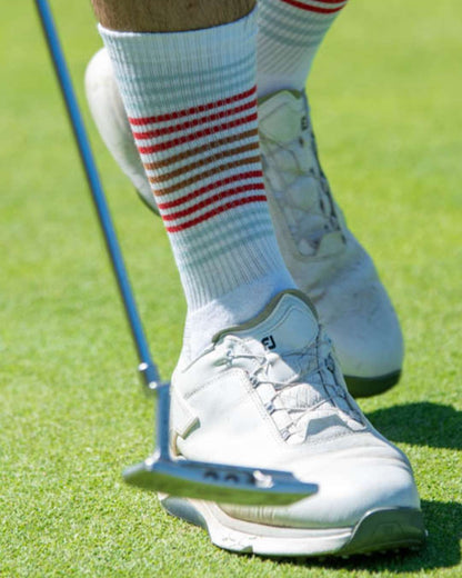 BAMBUS GOLF SOKKER | striper |