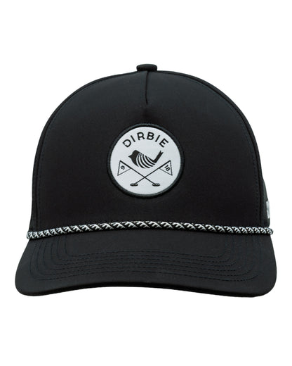 Cross Flags Rope Cap | svart |