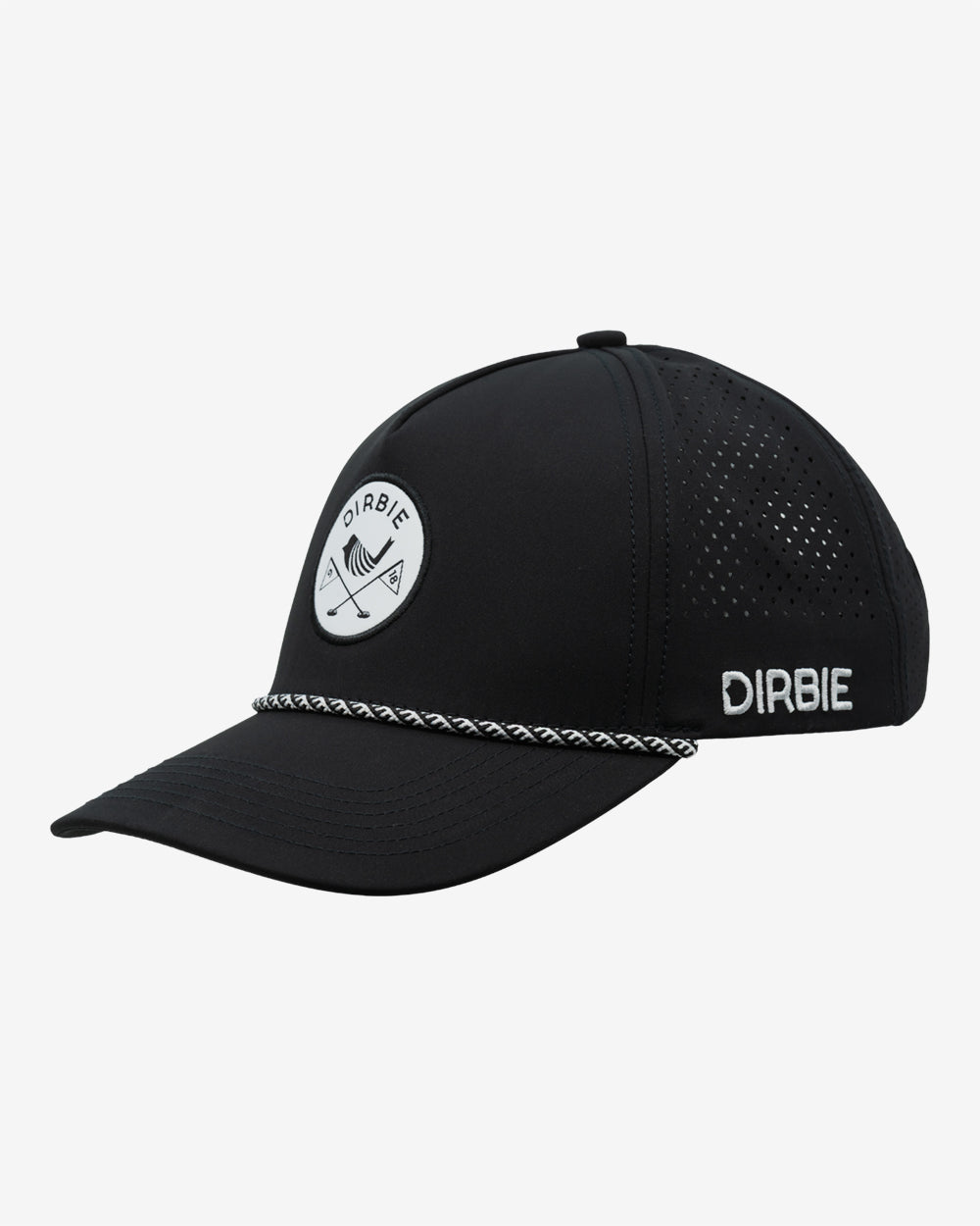 Cross Flags Rope Cap | svart |
