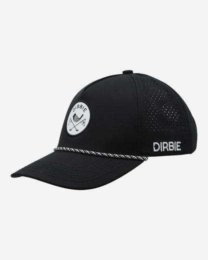Cross Flags Rope Cap | svart |