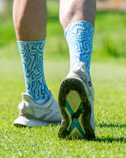 BAMBUS GOLF SOKKER | swirls |
