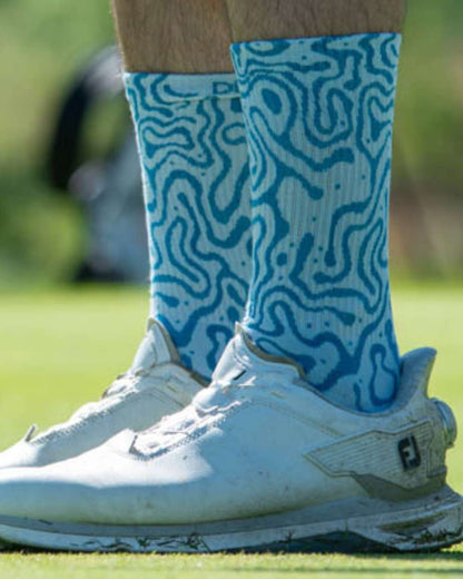 BAMBUS GOLF SOKKER | swirls |