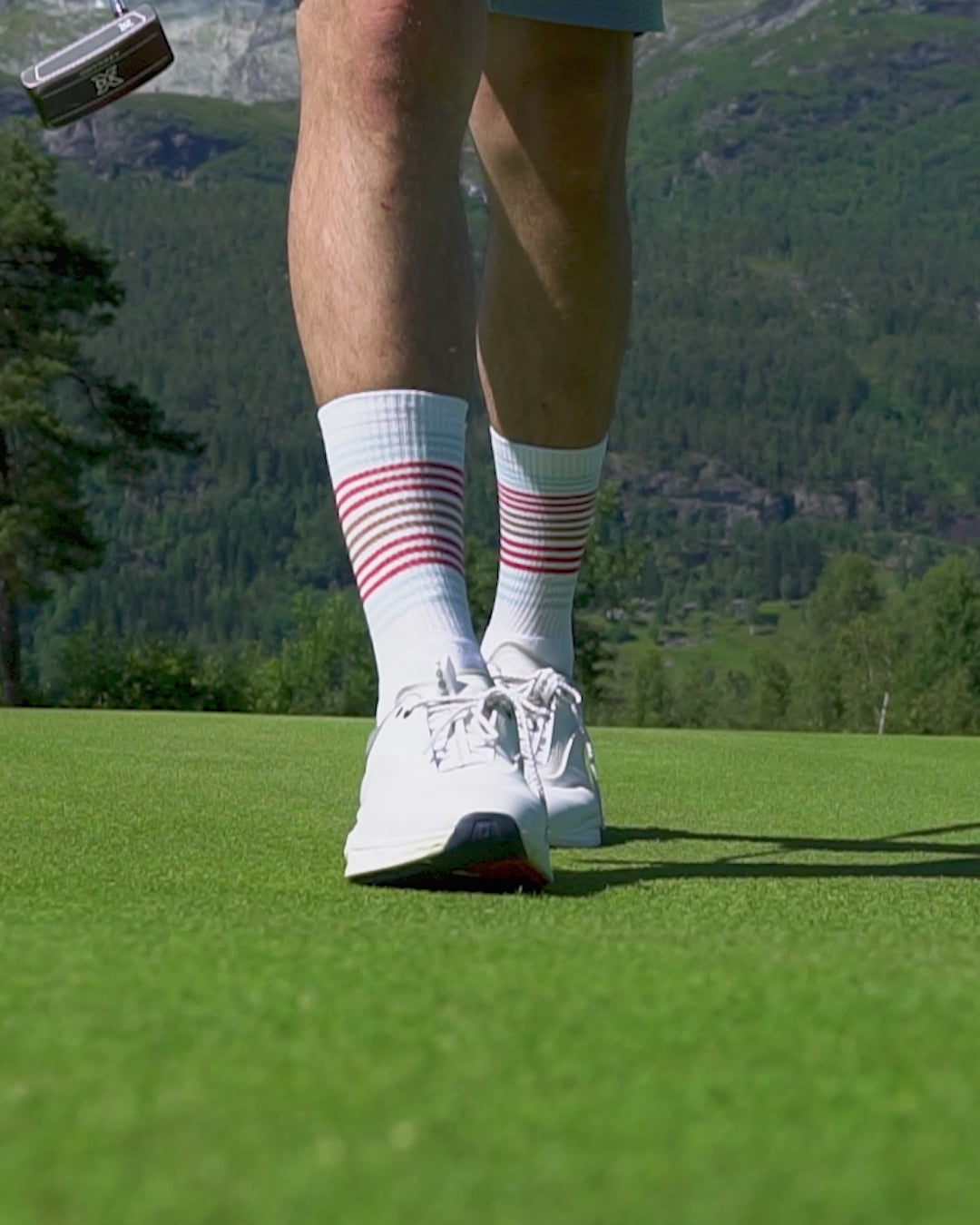 BAMBUS GOLF SOKKER | striper |